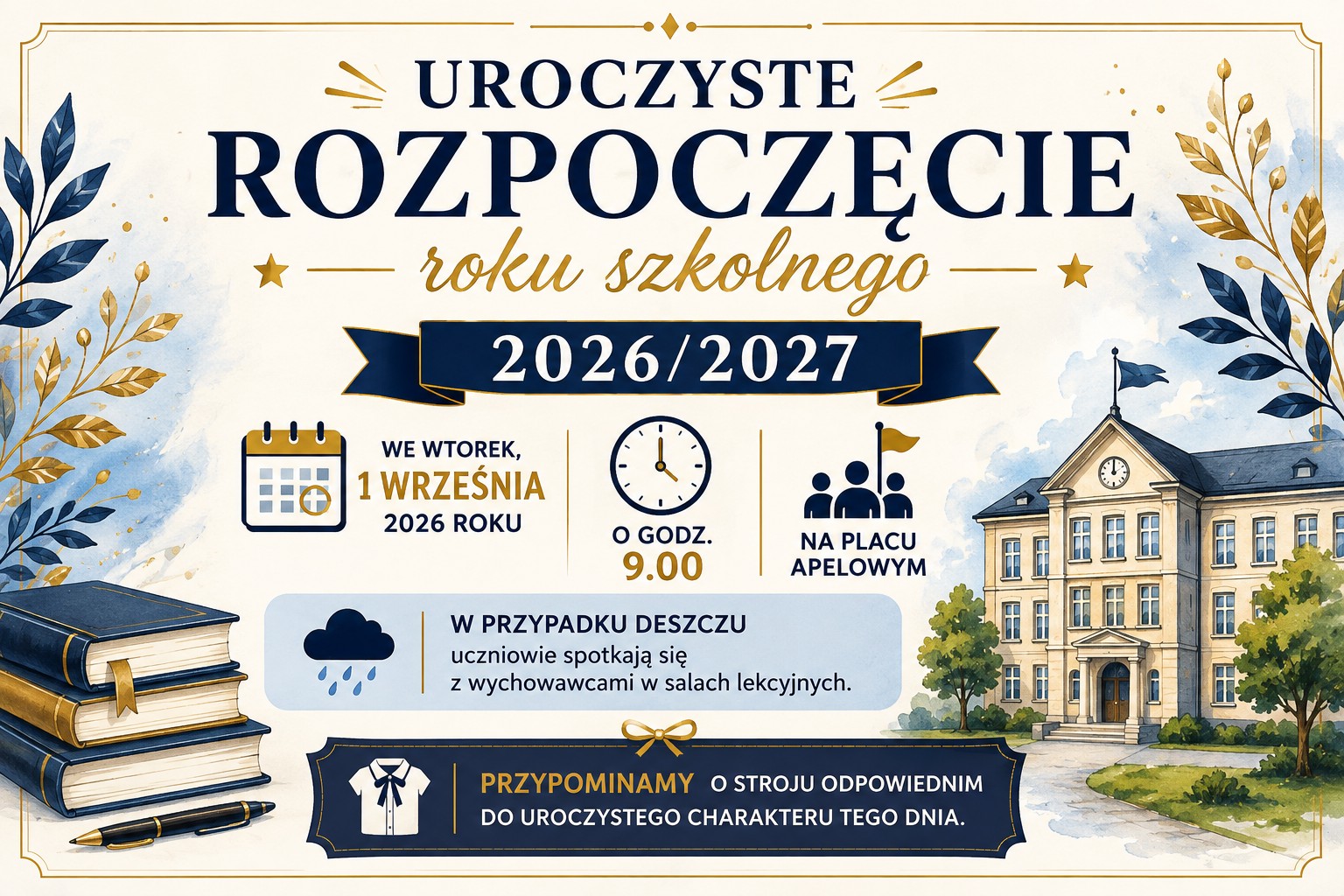 Uroczyste rozpoczęcie roku szkolnego 2026/2027