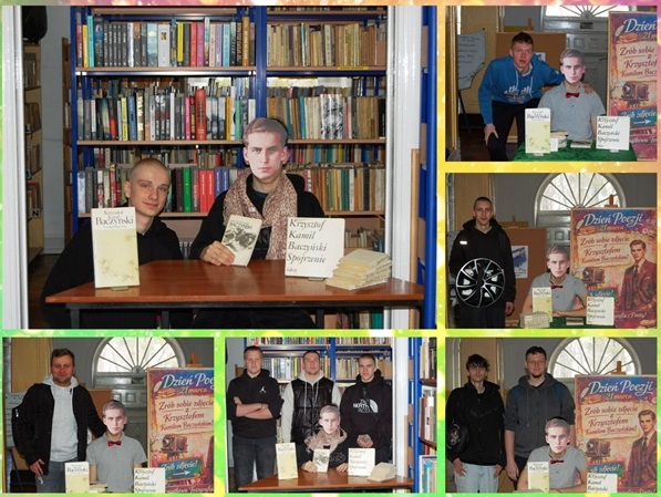 Wnętrze biblioteki szkolnej